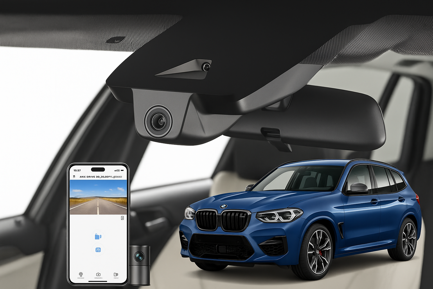 Factory Style Fleet Dash Cam for 2020 BMW X3 M SUV | OEM Supplier