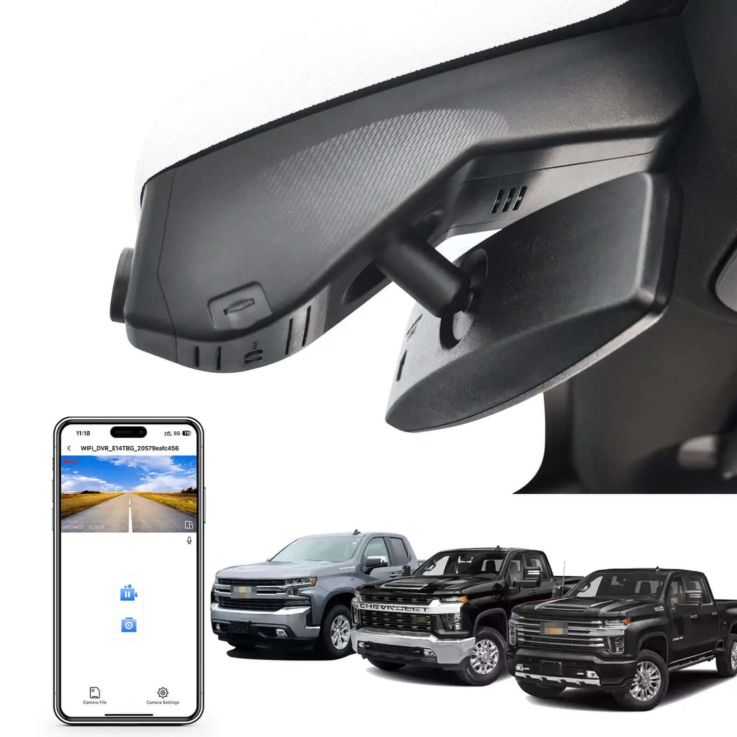 Automotive Electronics Supplier OEM Look Chevy Silverado Dash Cam