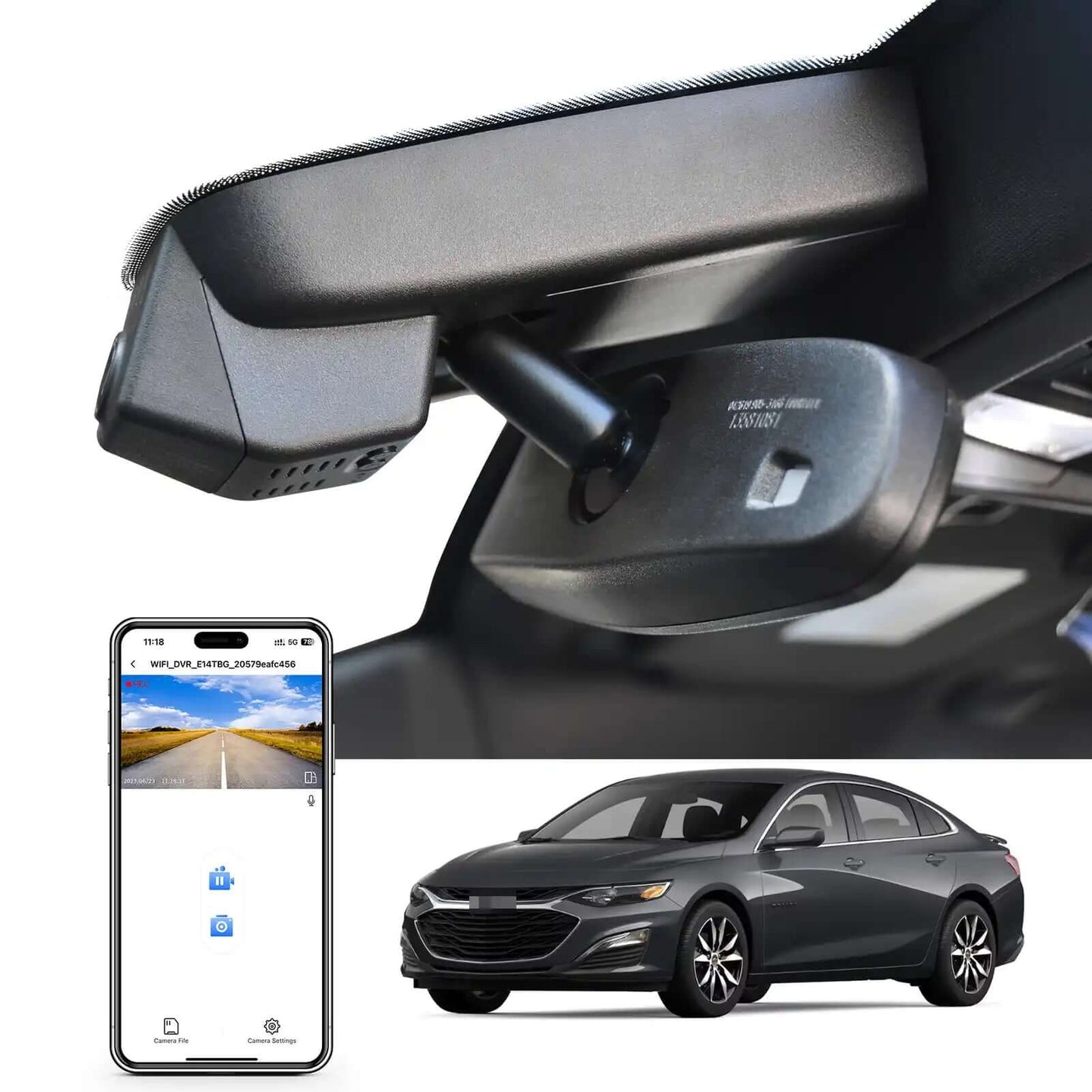 OEM Manufacturer OEM Look Chevy Malibu Dash Cam