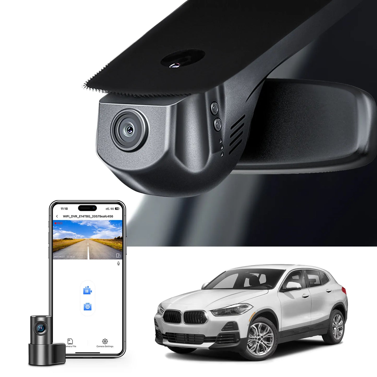 Aftermarket Supplier OEM Look BMW X2 Dash Cam