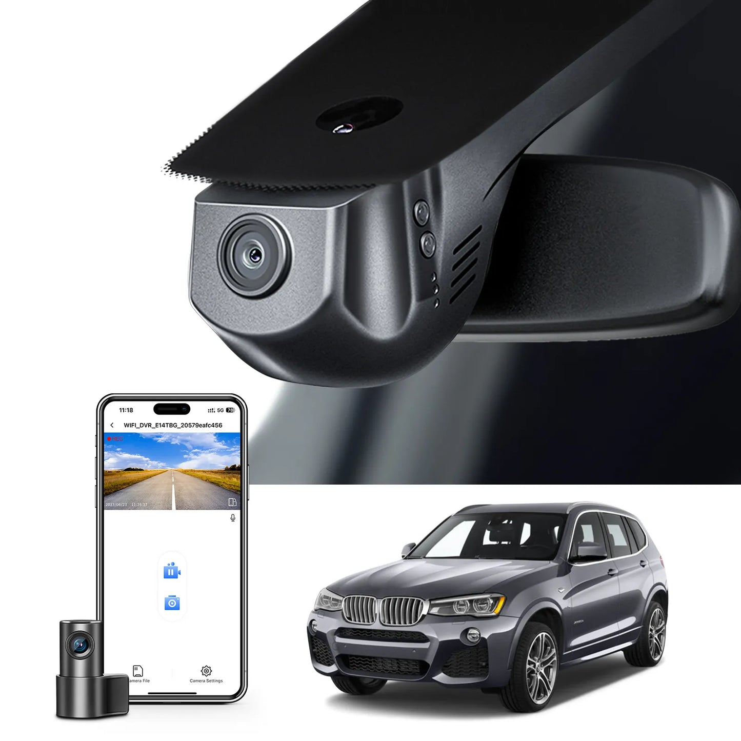OEM Manufacturer OEM Look BMW X3 Dash Cam