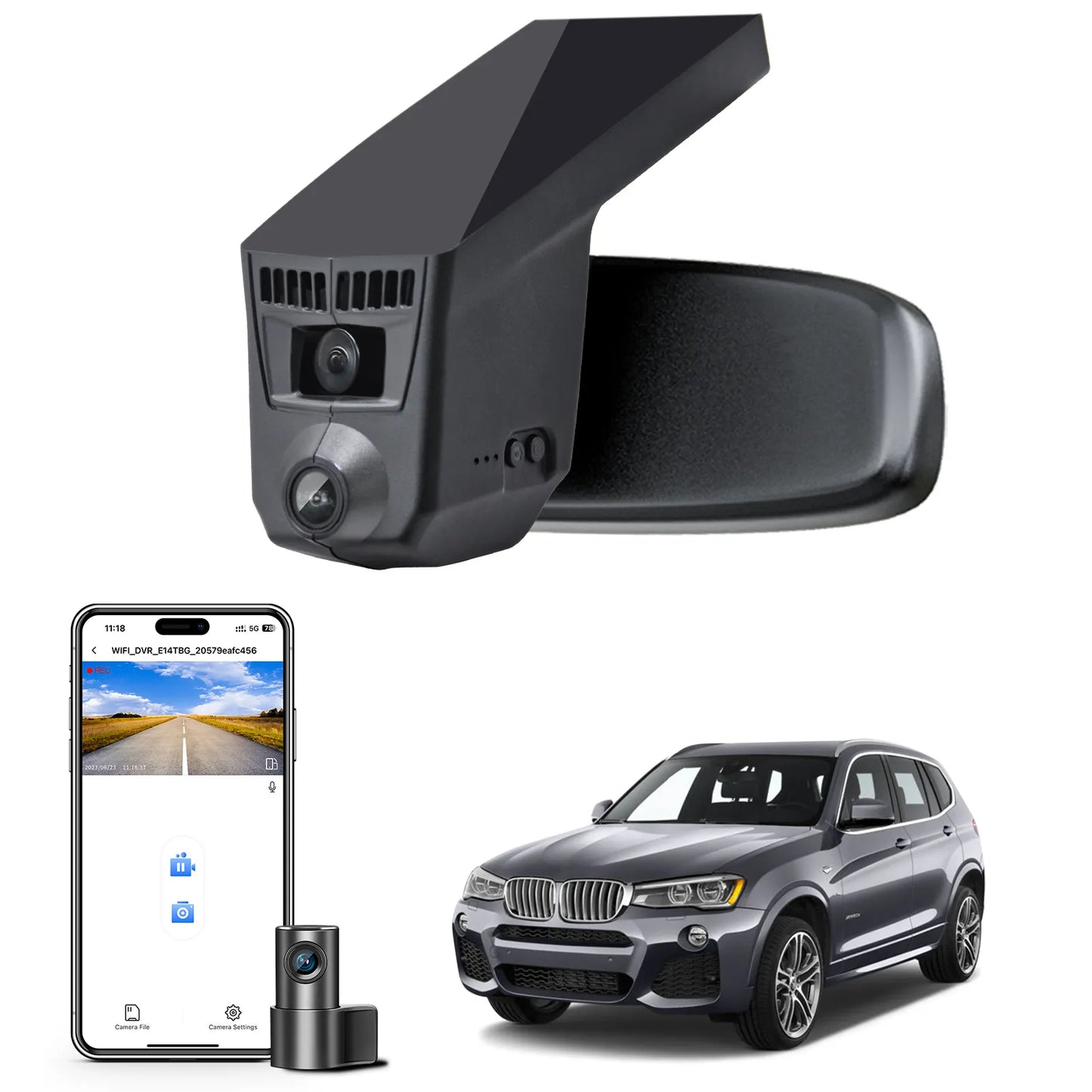 Automotive Electronics Supplier OEM Look BMW X3 Dash Cam