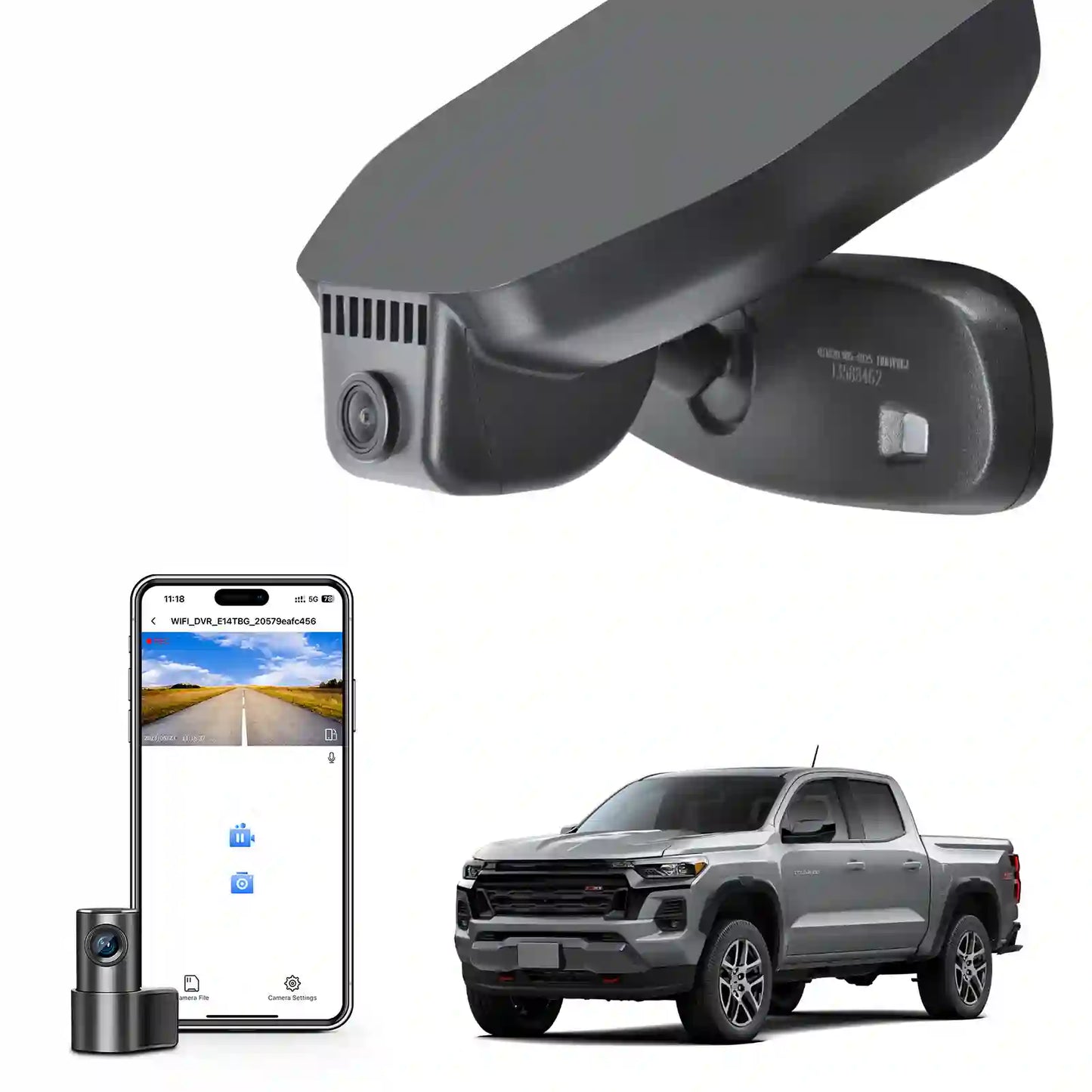 OEM Look Chevy Colorado Dash Cam For Fleet Vehicles