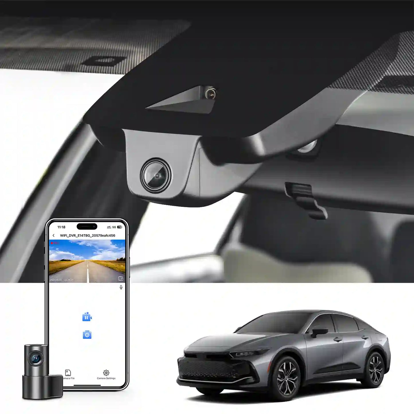 Bulk Supplier OEM Look Toyota Crown Dash Cam