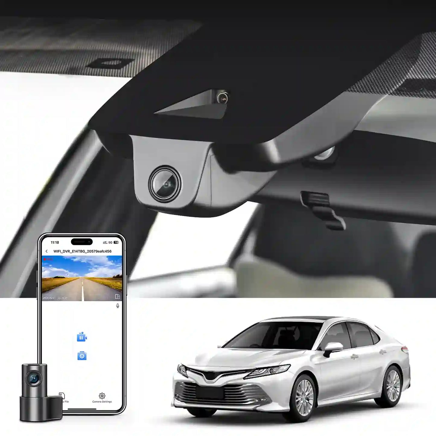 Car Electronics Distributor OEM Look Toyota Camry Dash Cam