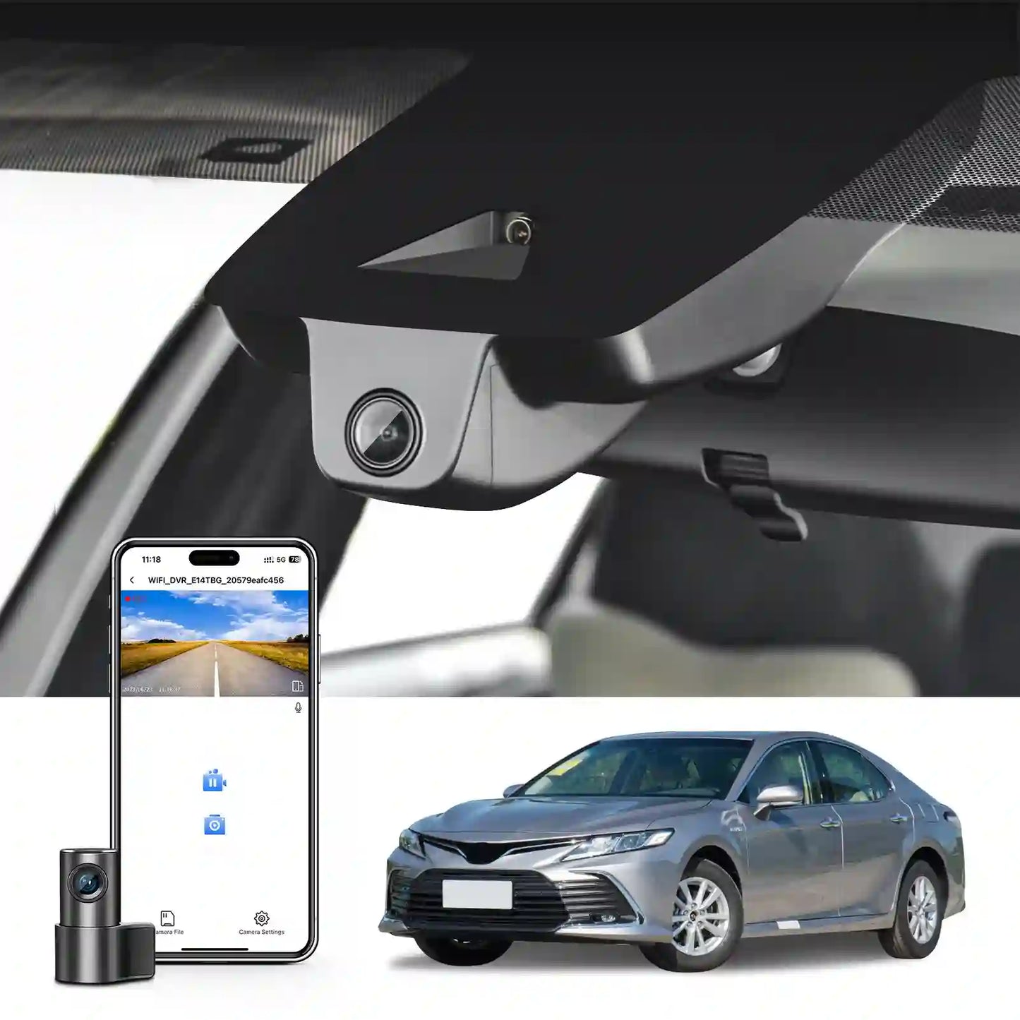 Automotive Electronics Supplier OEM Look Toyota Camry Dash Cam