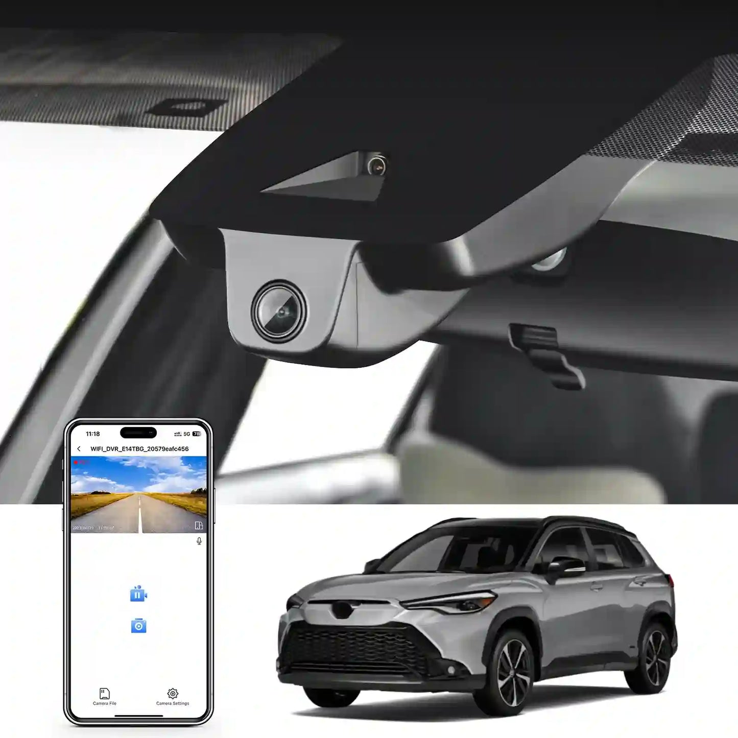 Bulk Order OEM Look Toyota Corolls Cross Dash Cam