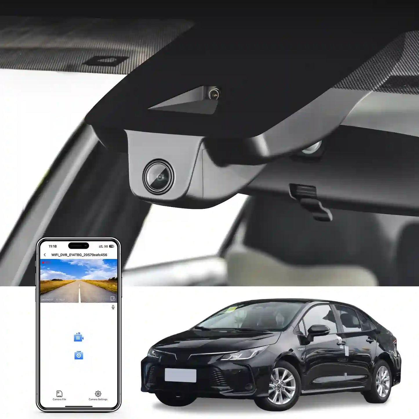 Bulk Supplier OEM Look Toyota Corolla Dash Cam