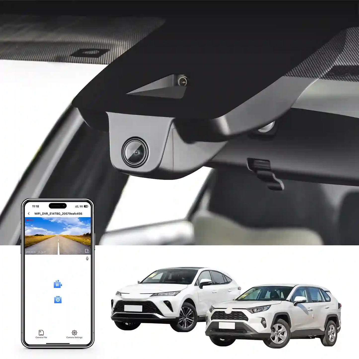 Automotive Electronics Supplier OEM Look Toyota RAV4 Dash Cam