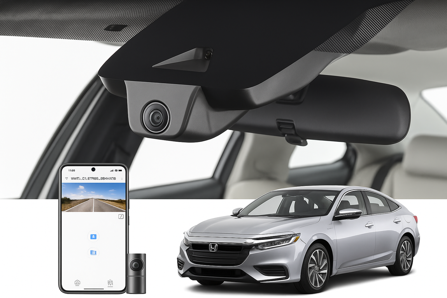 Mangoal 2020 Honda Insight Sedan dash cam | OEM Style Car DVR System | Mangoal