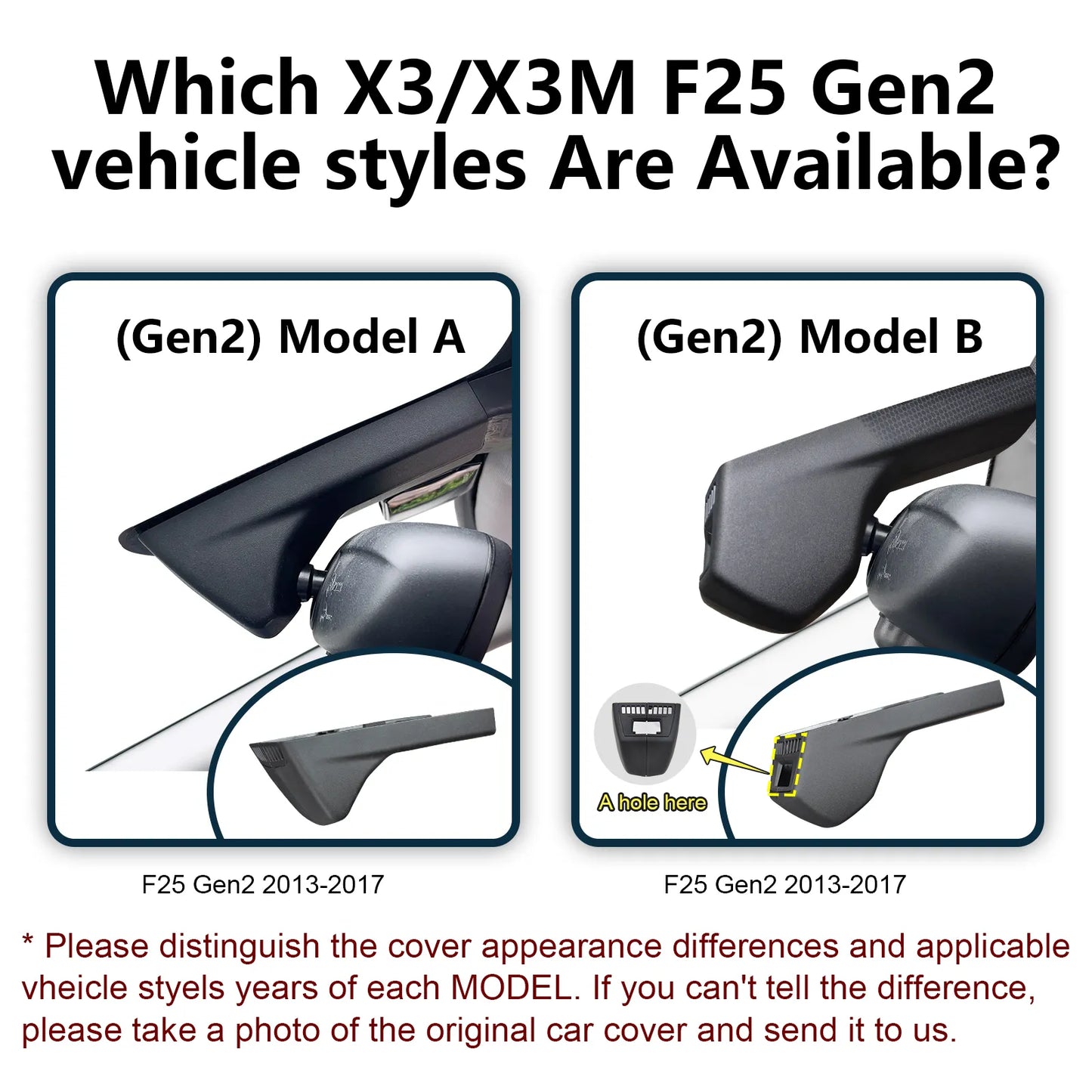 OEM Look BMW X3 Dash Cam for Car Security Installers