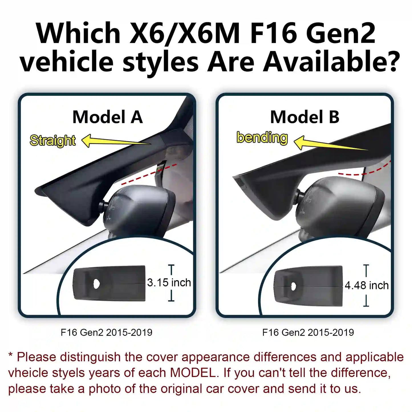 OEM Look BMW X6 Gen2 F16 Dash Cam For Installers