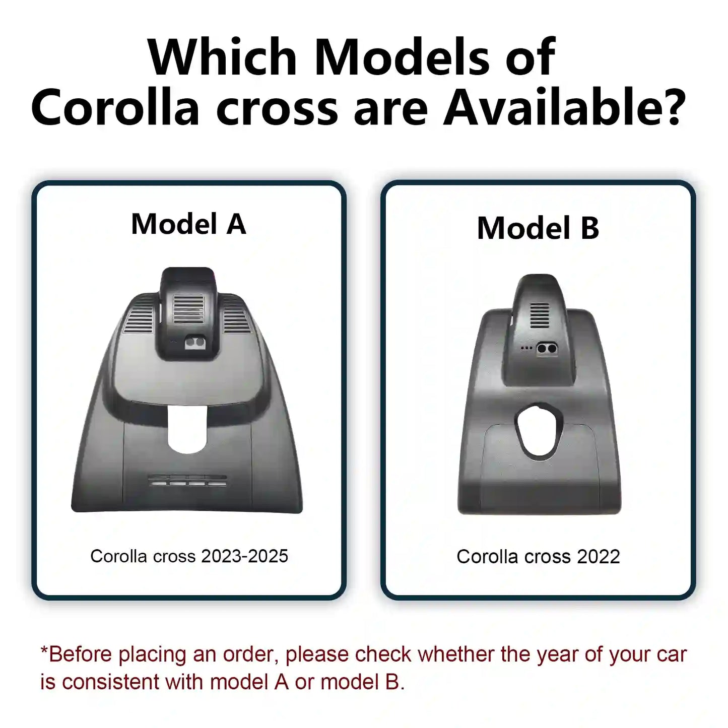 OEM Style corolls cross Fleet Dash Cam