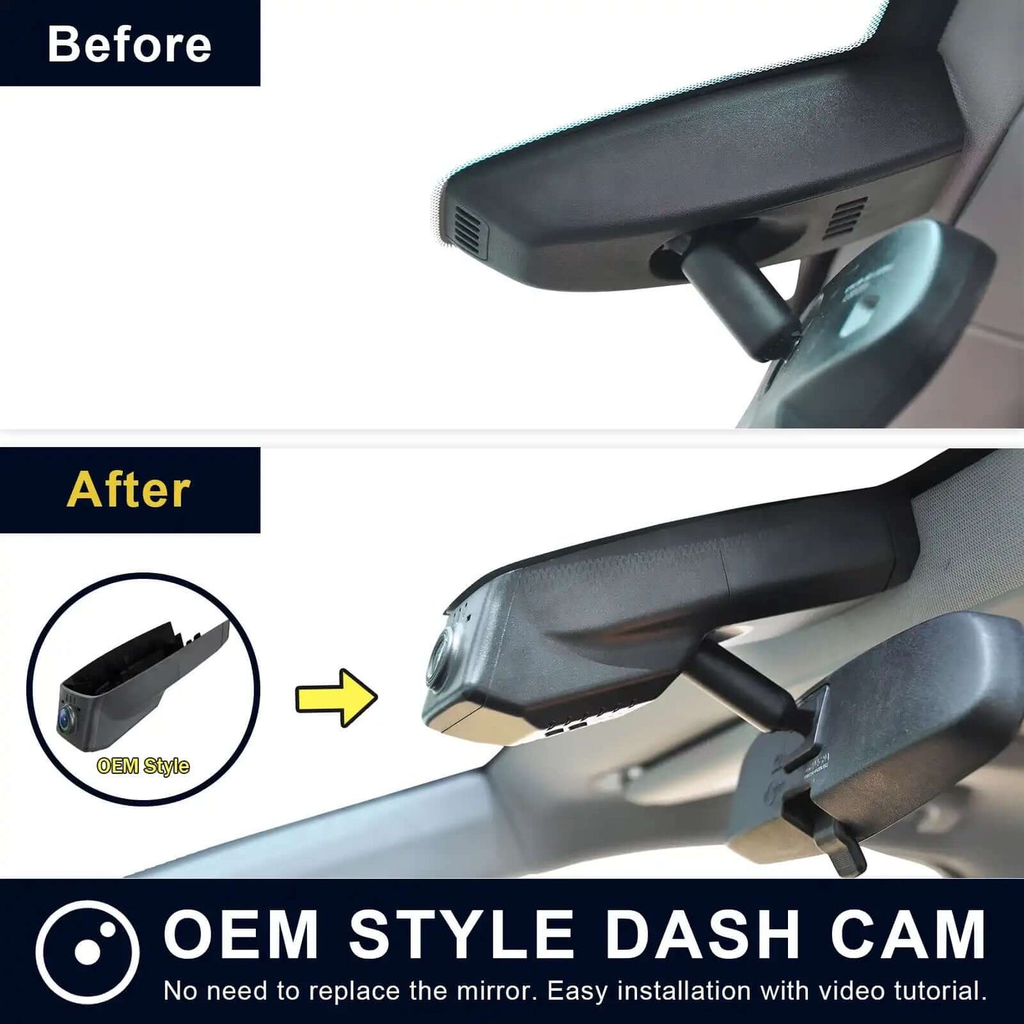 OEM Look chevy traverse Dash Cam