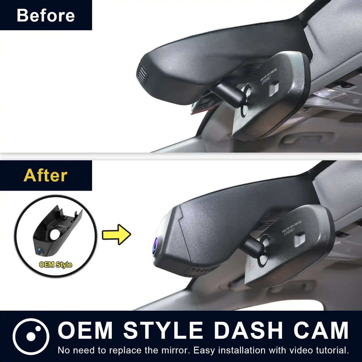 Factory Fit Buick Enclave Dash Camera