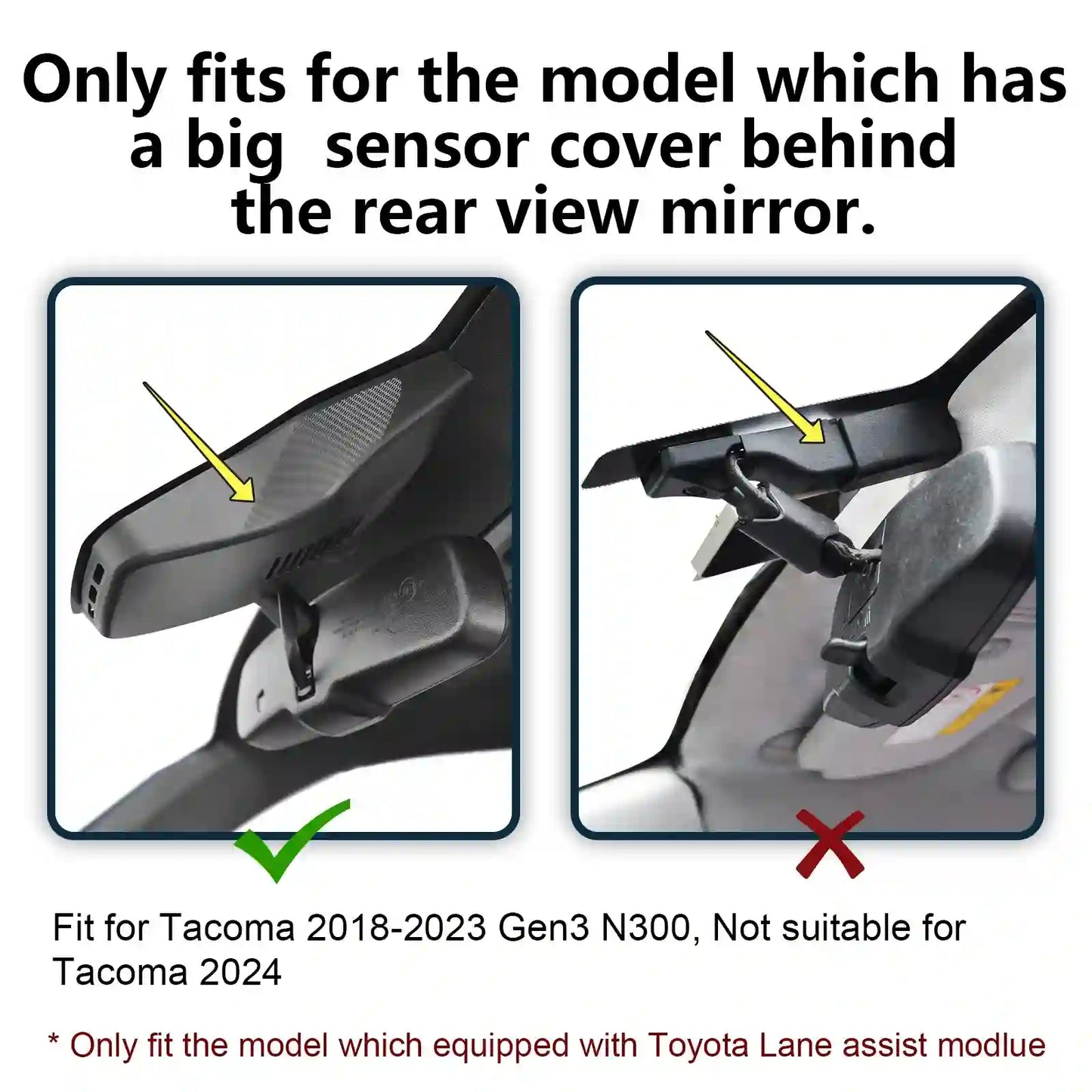 Professional Toyota Tacoma Commercial Dash Cam