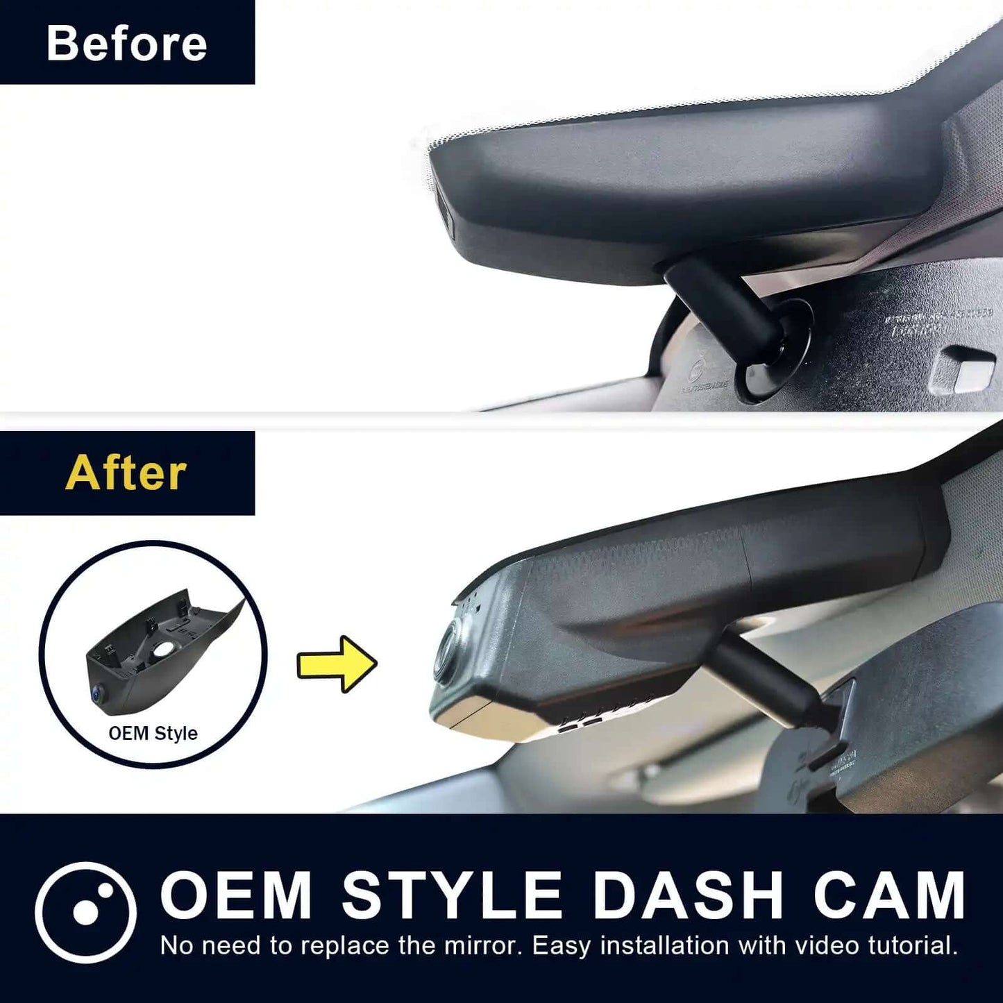 OEM Style EScalade-EScalade ESV Fleet Dash Cam