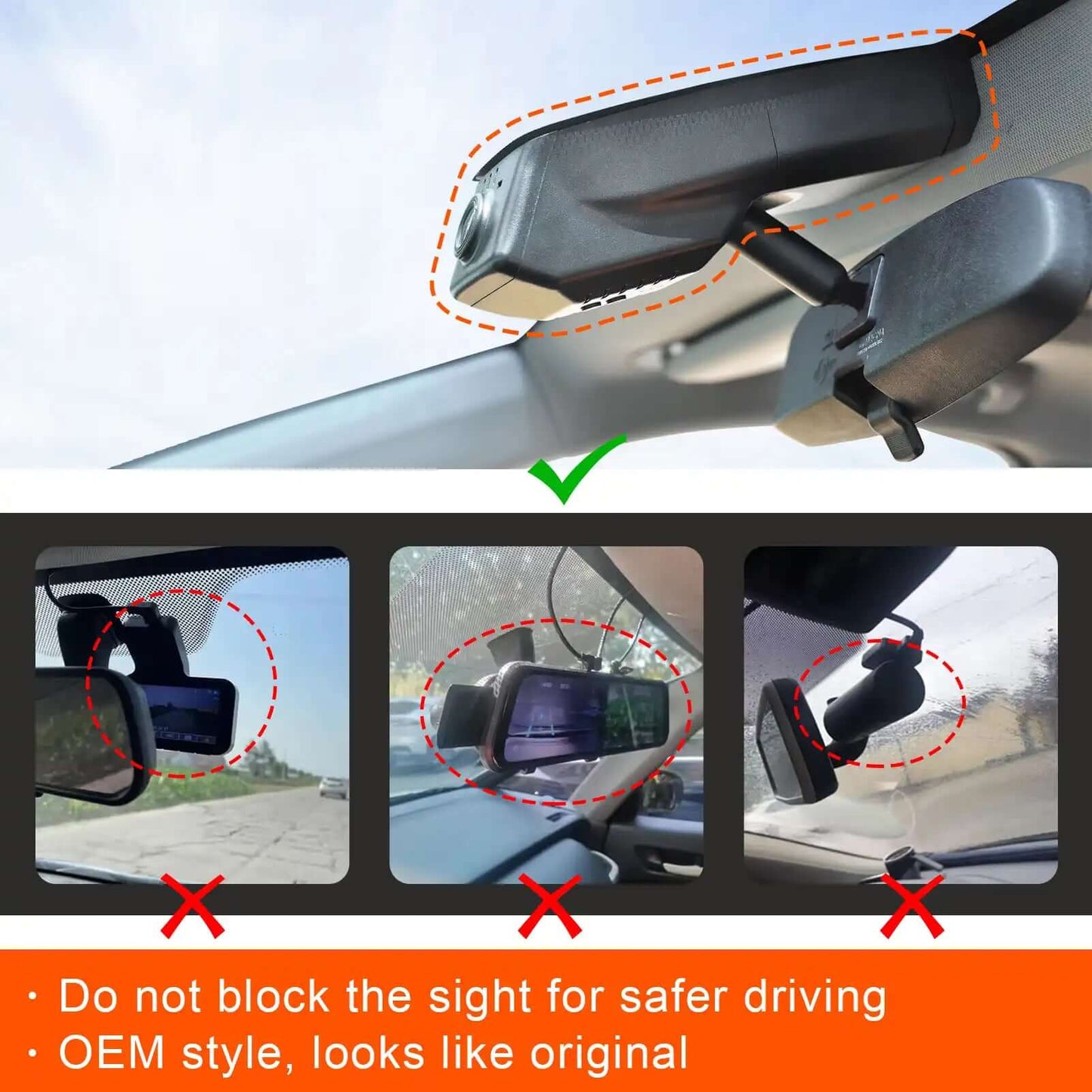 Bulk Order Factory Fit GM Dash Camera