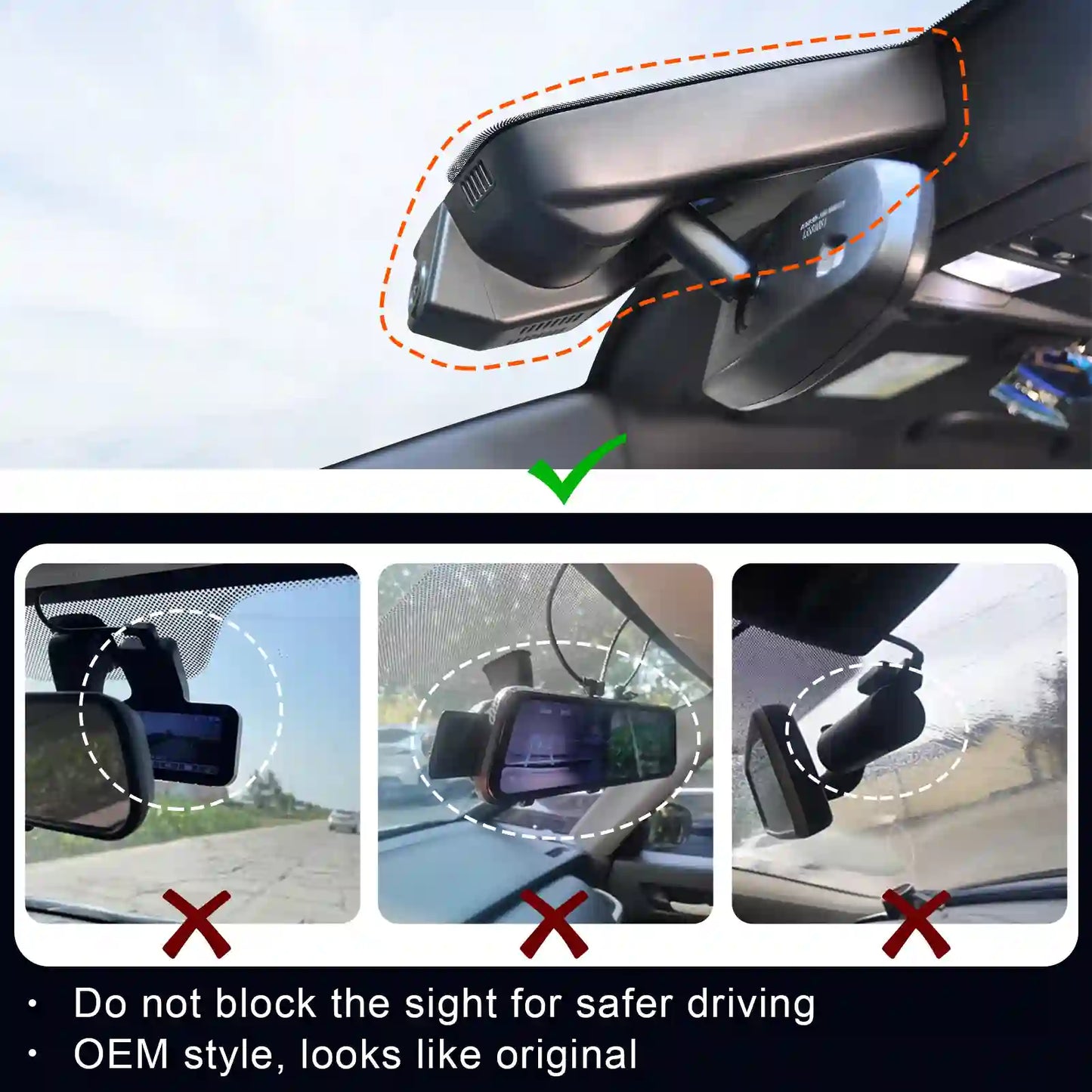 Bulk Order Factory Fit Dash Camera