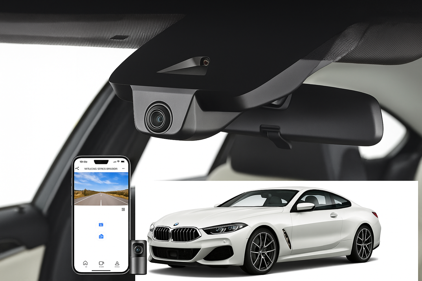 Factory Style Fleet Dash Cam for 2020 BMW 8 Series Coupe Convertible Sedan | Bulk Order