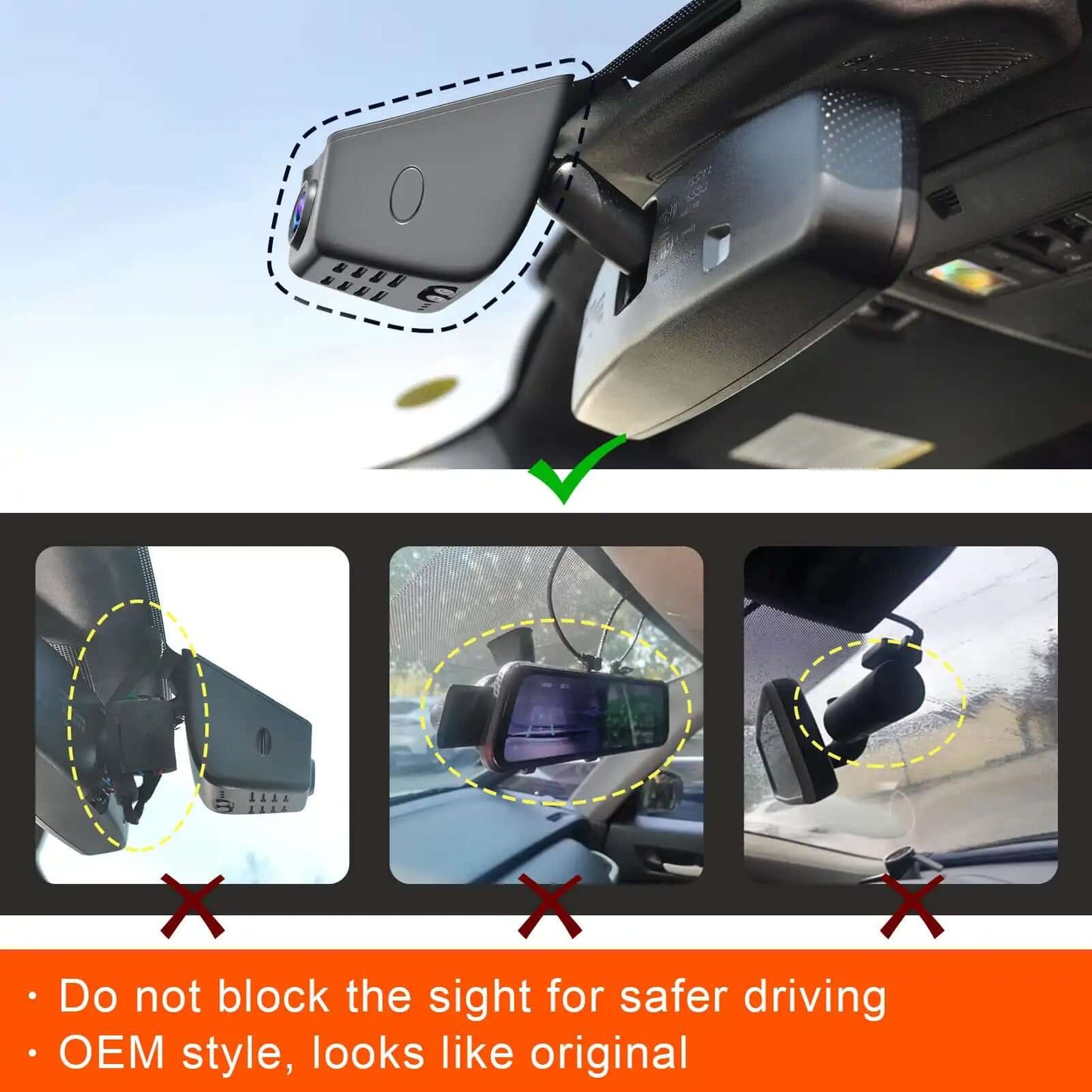 OEM Look Ford Dash Cam For Installers