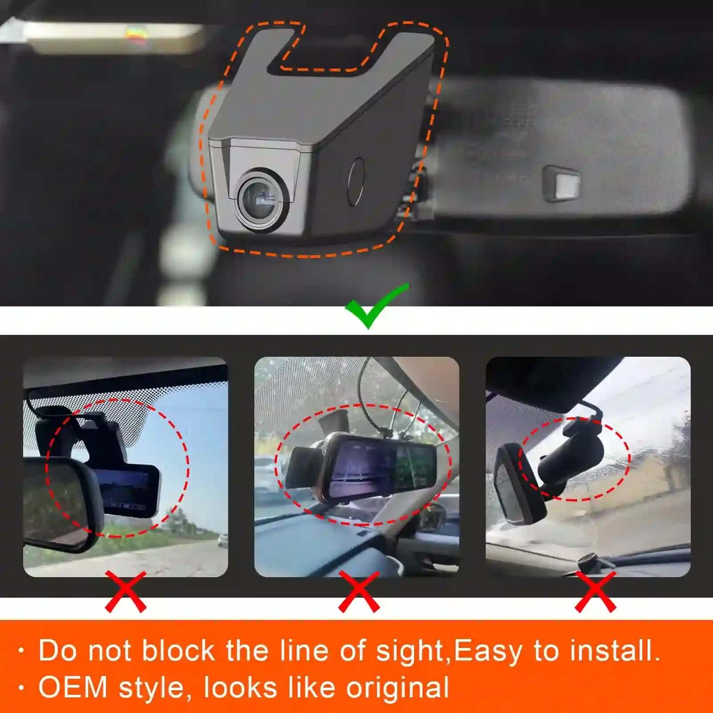 Factory Fit chevy silverado Dash Camera