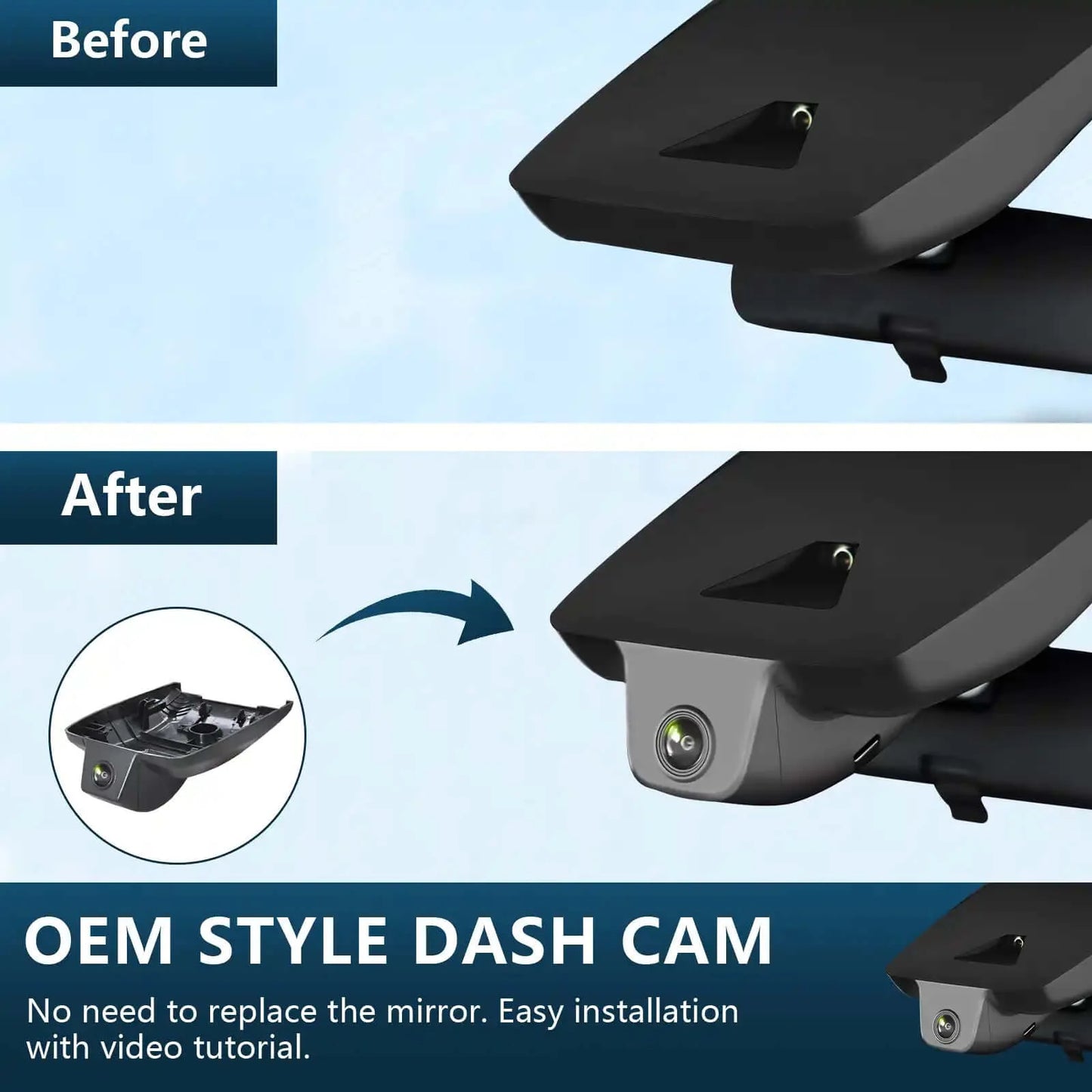 Factory Fit toyota rav4 Dash Camera