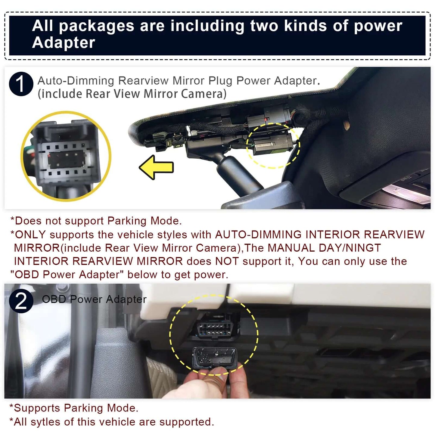Bulk Supplier Custom Fit Dash Cam Kit