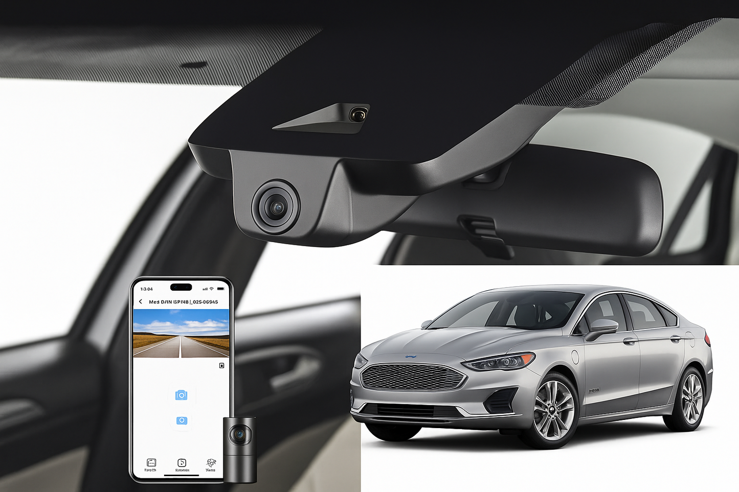 Mangoal OEM Look Car DVR System for 2020 Ford Fusion Plug-in Hybrid Sedan | Factory Direct