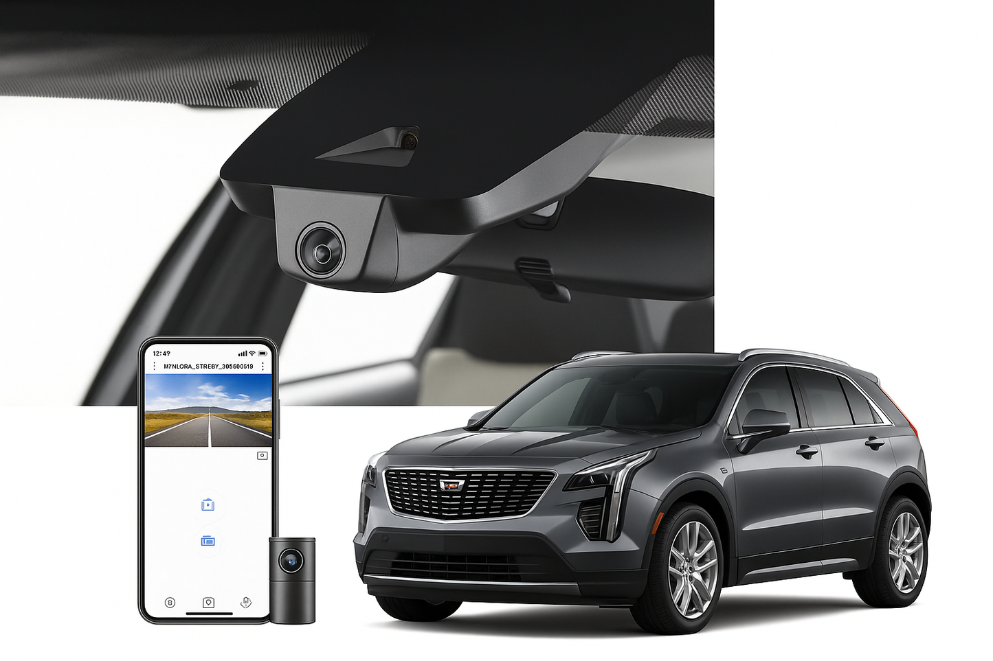Mangoal Flush Mount Commercial Dash Cam for 2020 Cadillac XT4 SUV | Automotive Electronics Supplier
