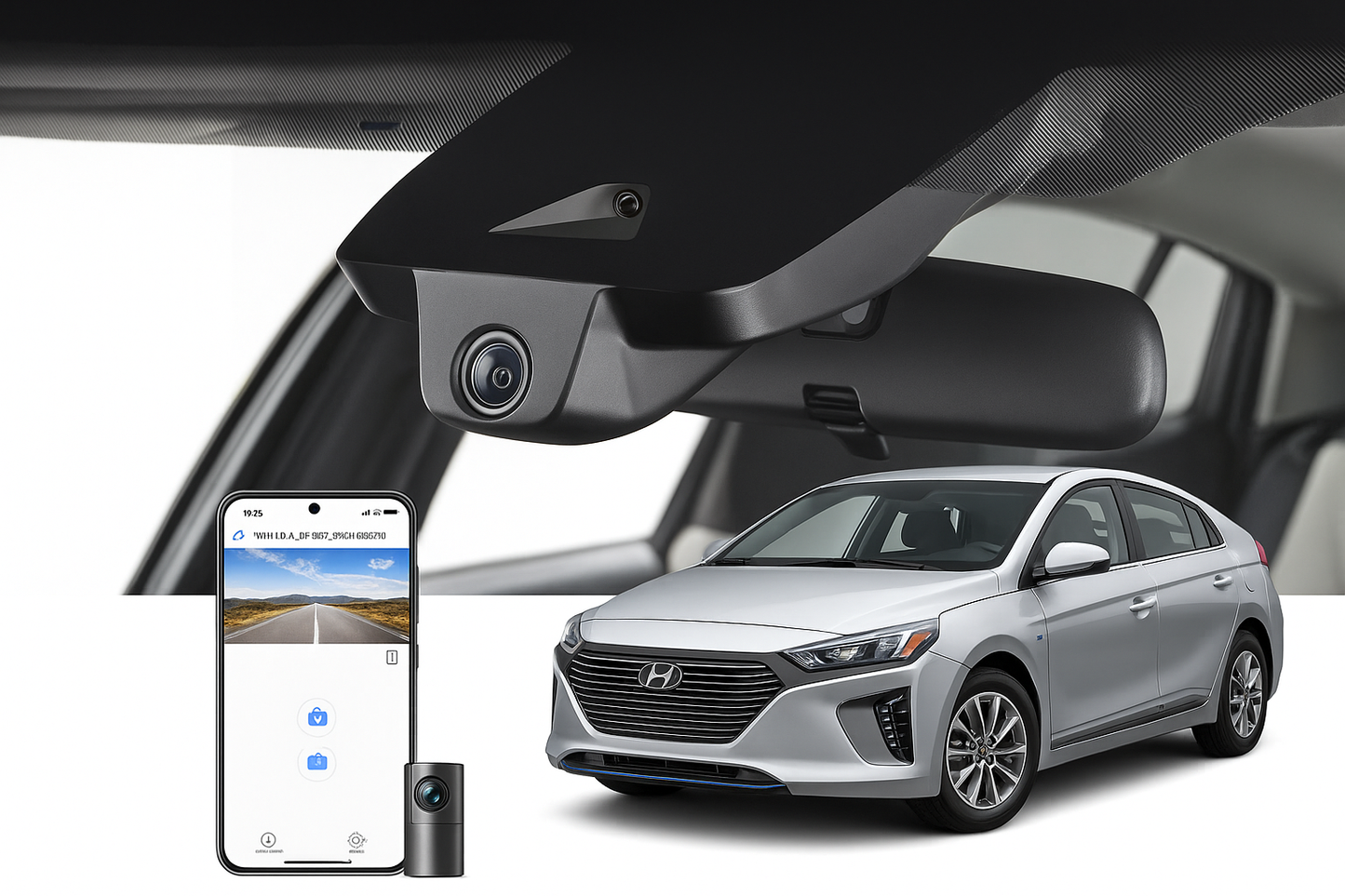 Mangoal 2020 Hyundai Ioniq Hybrid Hatchback dash cam | OEM Style Dash Cam | Mangoal