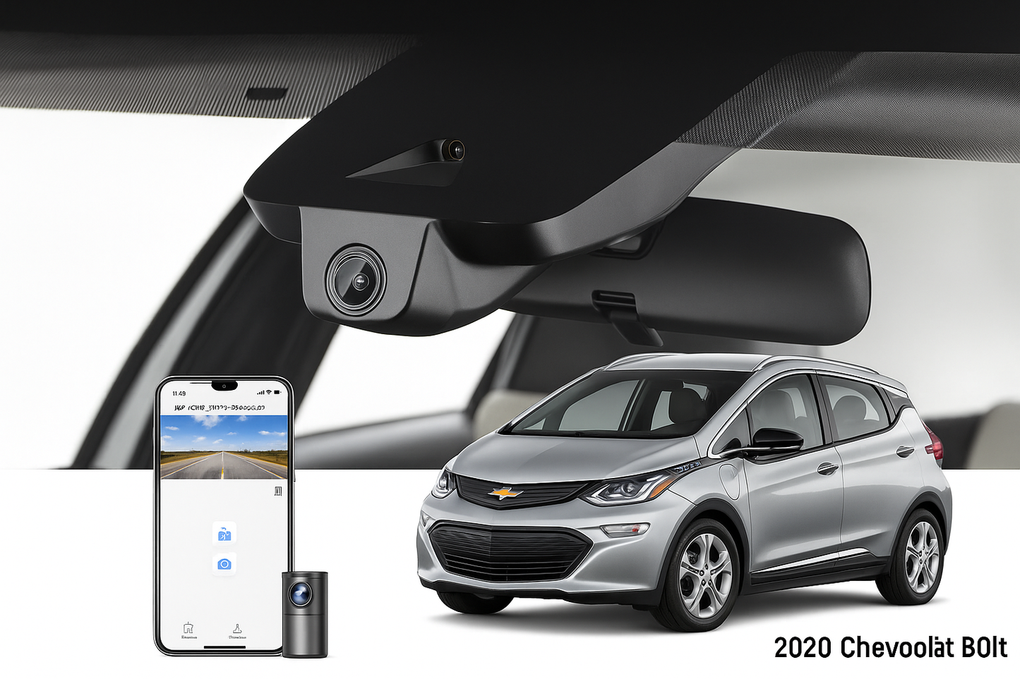Mangoal Integrated Look Dash Camera for 2020 Chevrolet Bolt EV Hatchback | OEM Supplier