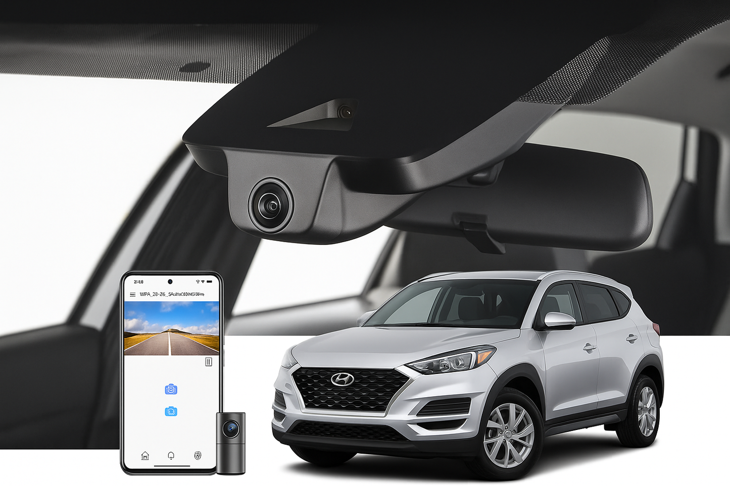 Mangoal 2020 Hyundai Tucson SUV dash cam | Discrete Mount Automotive Camera | Mangoal