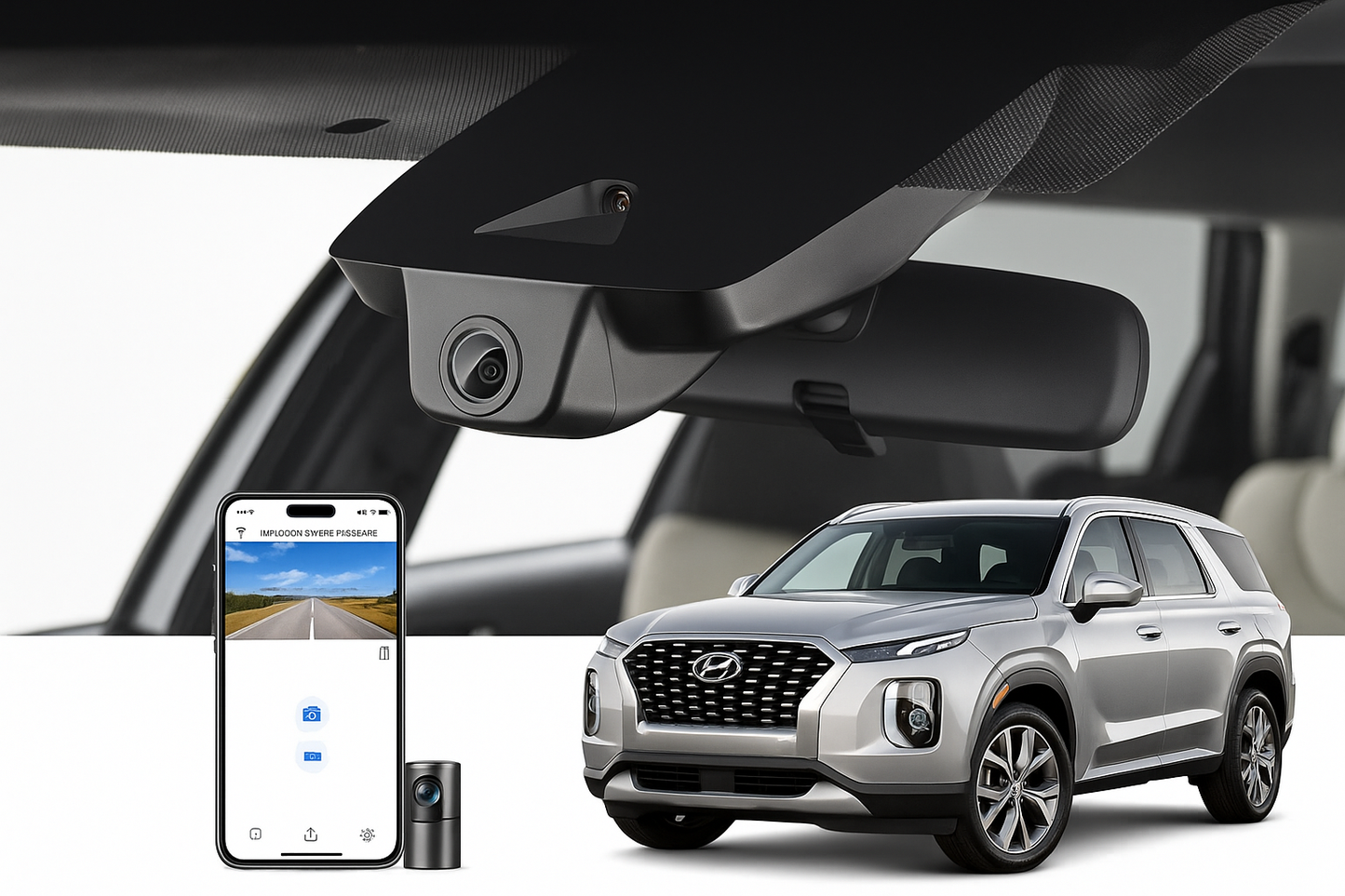 Mangoal 2020 Hyundai Palisade SUV dash cam | OEM Style Car DVR System | Mangoal