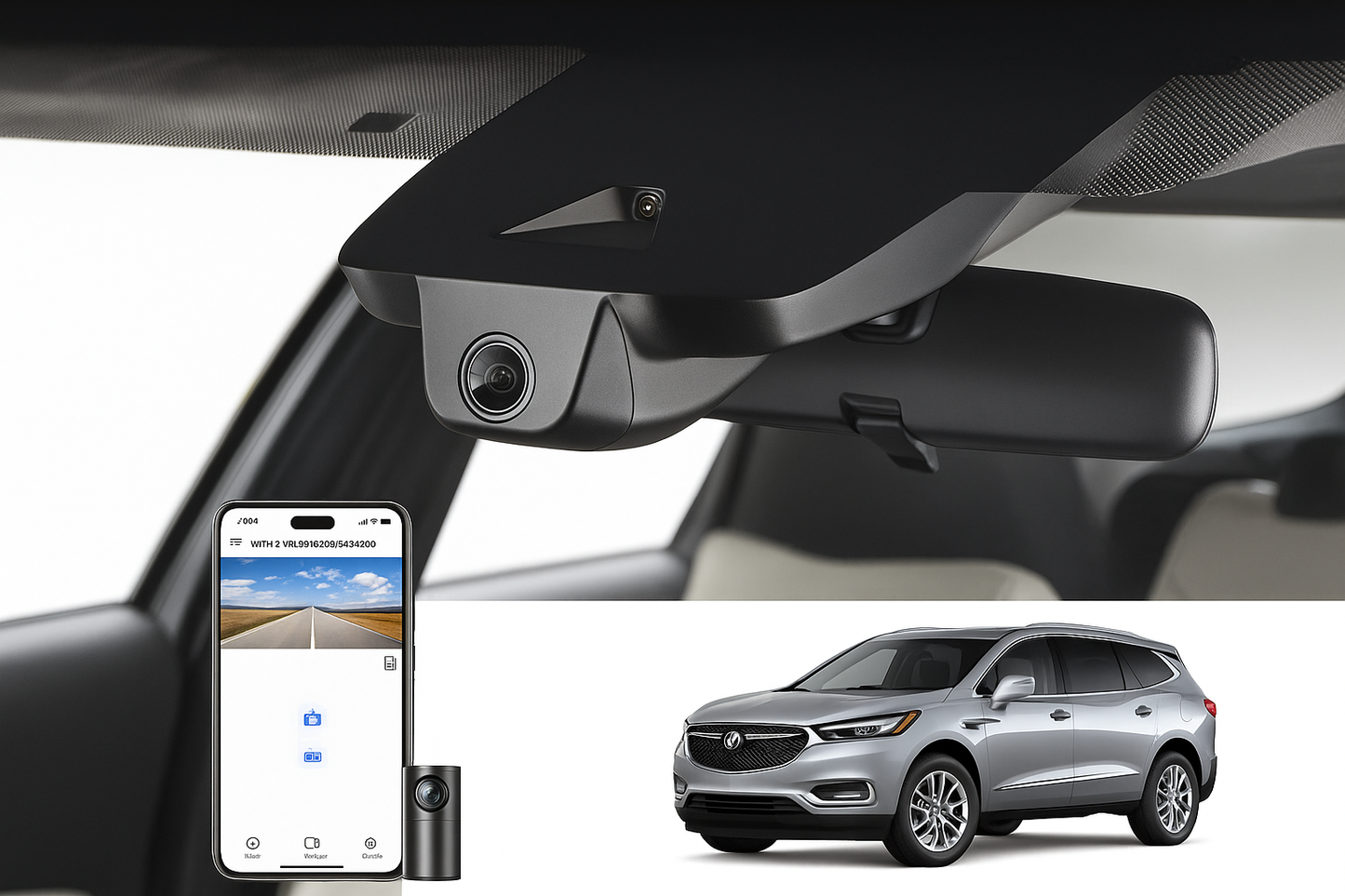 MangoalFactory Style Dash Camera for 2020 Buick Enclave SUV | Car Electronics Distributor