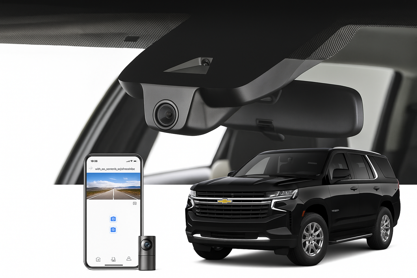 Mangoal Stealth Install Dash Cam for 2020 Chevrolet Tahoe SUV | OEM Manufacturer