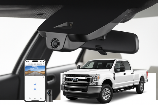 Mangoal Unveils OEM Look Dash Cam for 2020 Ford F250 Super Duty Crew Cab
