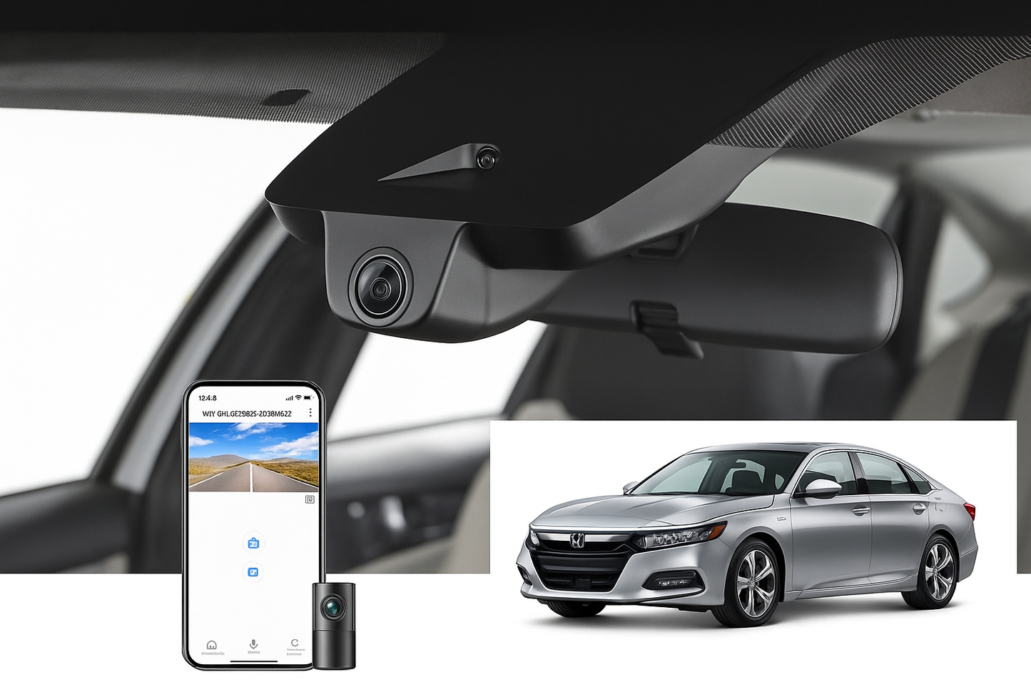 Mangoal Integrated Look Car DVR System for 2020 Honda Accord Hybrid Sedan | Bulk Supplier