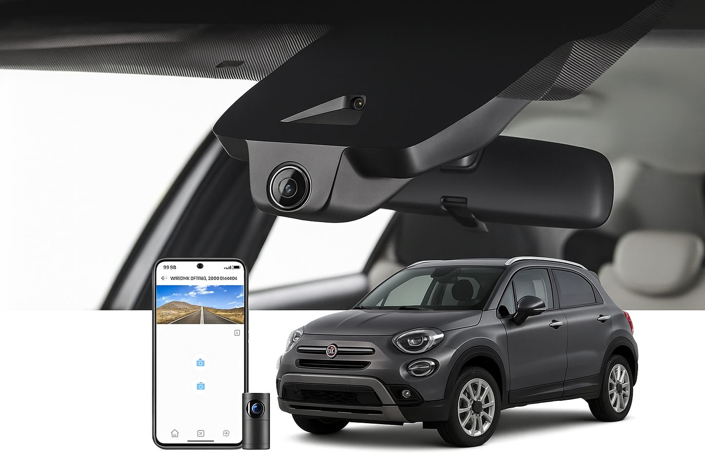 Mangoal OEM Style Commercial Dash Cam for 2020 FIAT 500X SUV | OEM Supplier