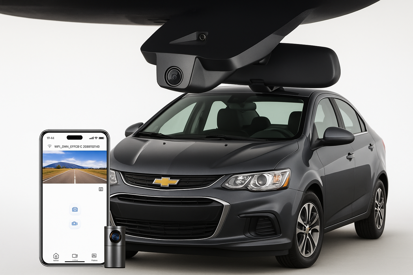 Mangoal Integrated Look Vehicle Camera System for 2020 Chevrolet Sonic Sedan Hatchback | Factory Direct