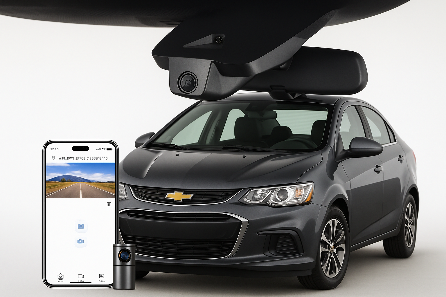 Mangoal Integrated Look Vehicle Camera System for 2020 Chevrolet Sonic Sedan Hatchback | Factory Direct