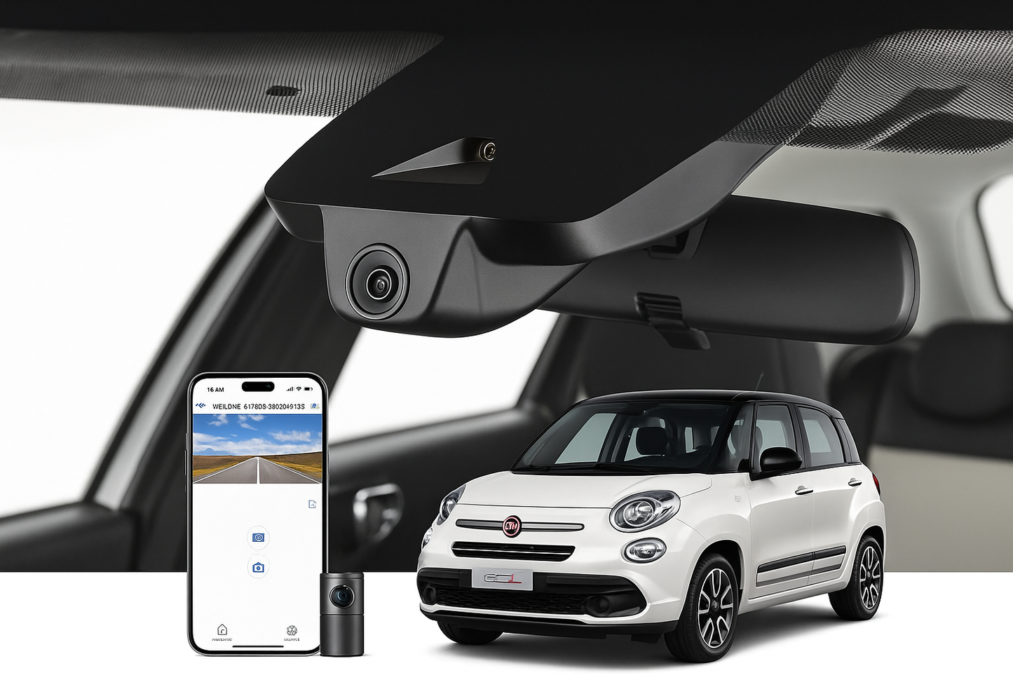 Mangoal OEM Fitment Automotive Camera for 2020 FIAT 500L Hatchback | OEM Supplier