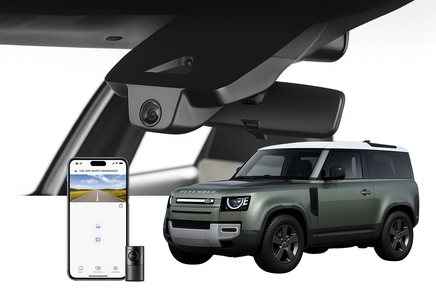 Mangoal 2020 Land Rover Defender 90 SUV dash cam | Factory Fit Commercial Dash Cam | Mangoal