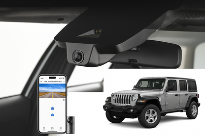 Mangoal 2020 Jeep Wrangler Unlimited SUV dash cam | Flush Mount Automotive Camera | Mangoal