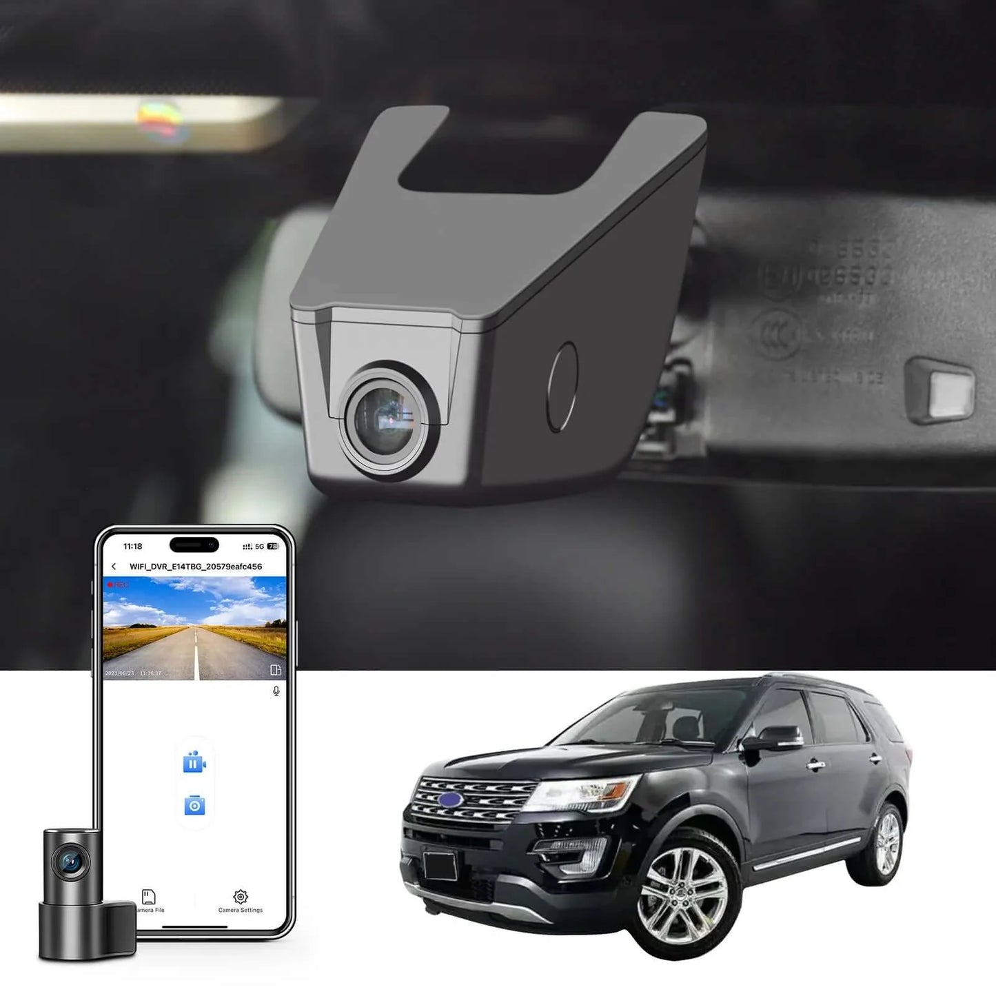 OEM Manufacturer OEM Look Ford Explorer Dash Cam