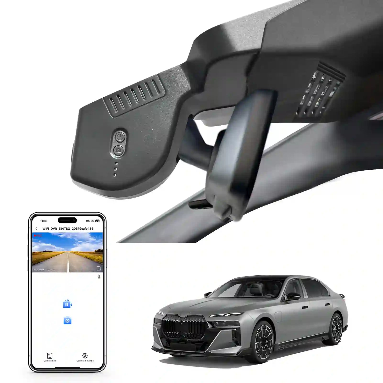 Bulk Supplier OEM Look BMW 7 Series Gen7 G70 G73 Dash Cam