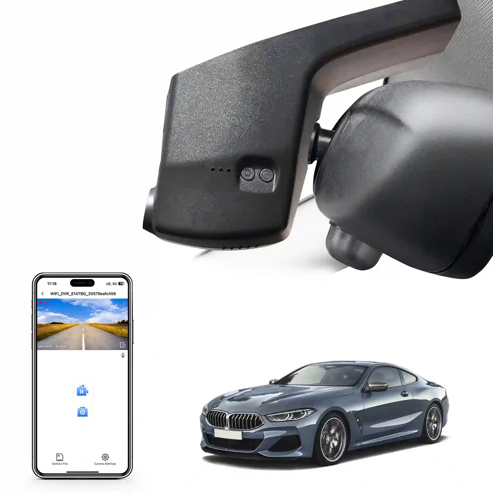 Bulk Supplier OEM Look BMW 8 Series Gen2 G14 G15 G16 Dash Cam