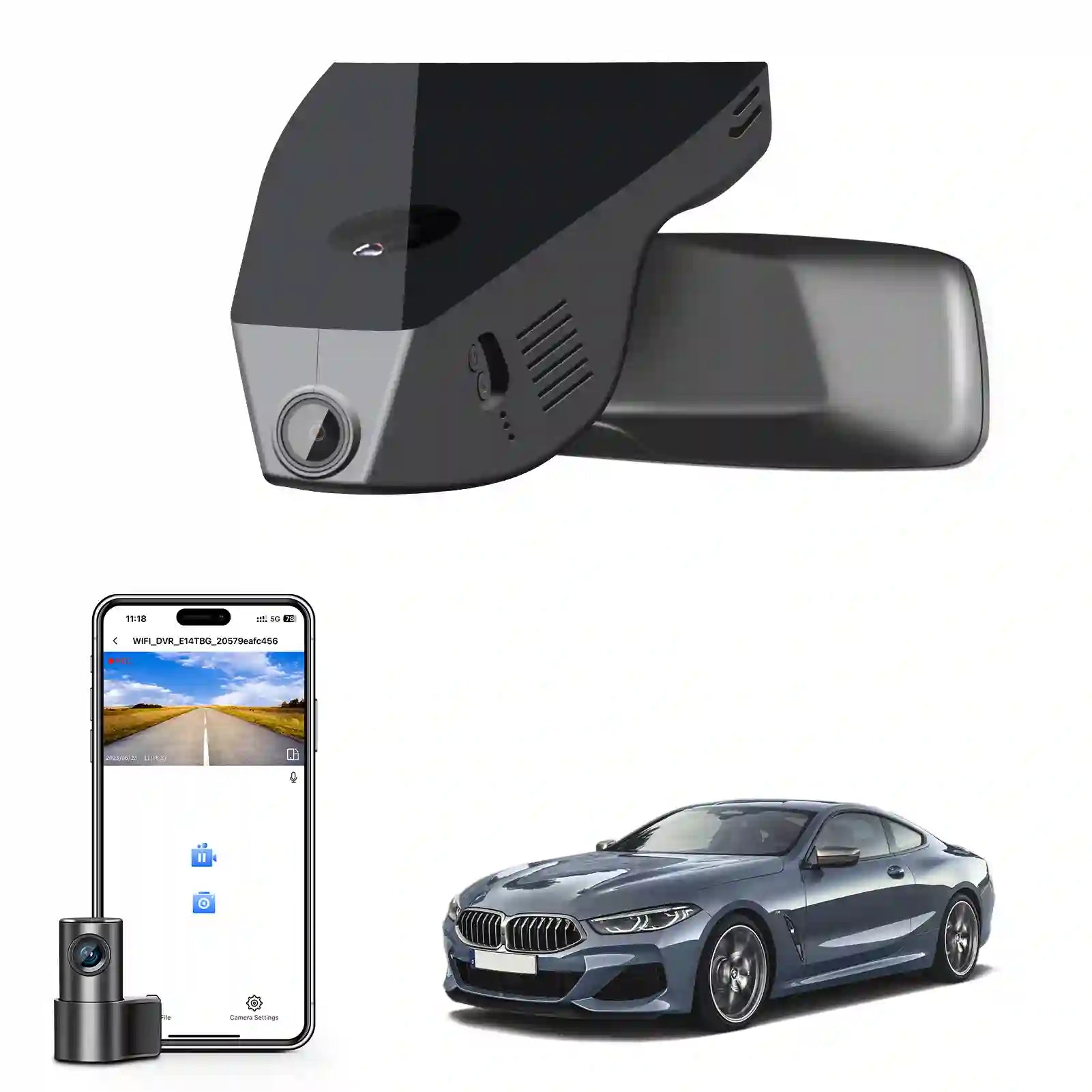 Automotive Electronics Supplier OEM Look BMW 8 Series Gen2 G14 G15 G16 Dash Cam