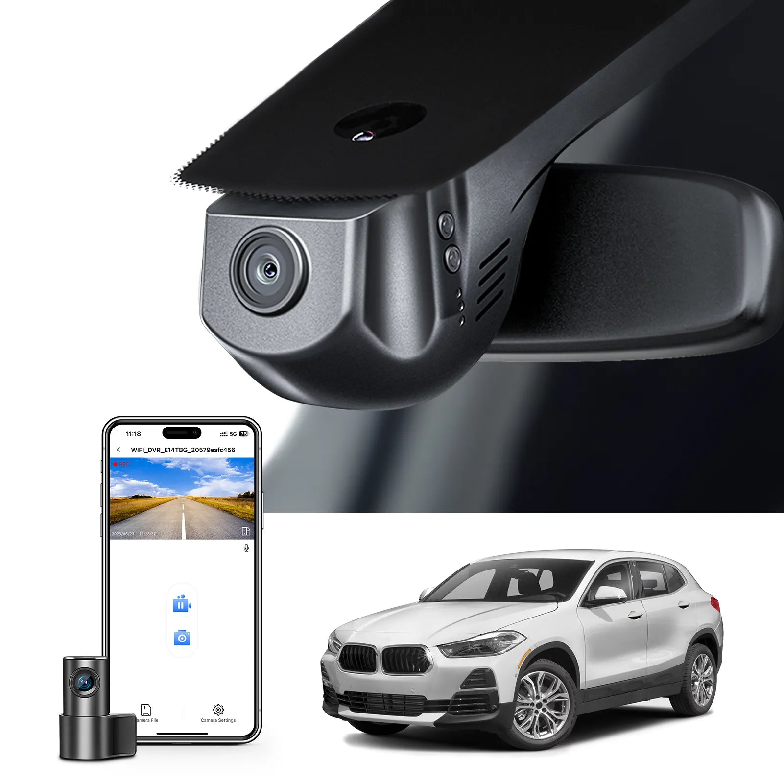 Aftermarket Supplier OEM Look BMW X2 Dash Cam