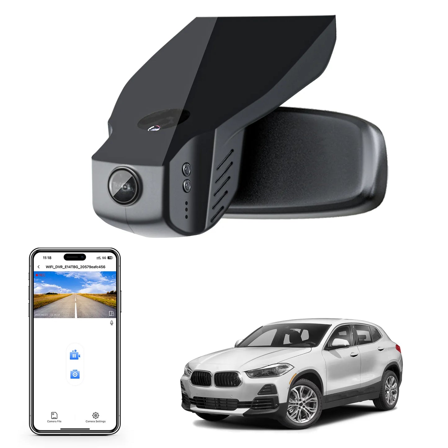 Bulk Supplier OEM Look BMW X2 Dash Cam